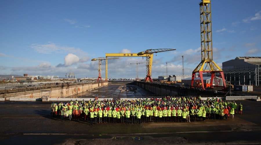 Hiszpańska Navantia UK przejmuje legendarną stocznię Harland & Wolff / Portal Stoczniowy