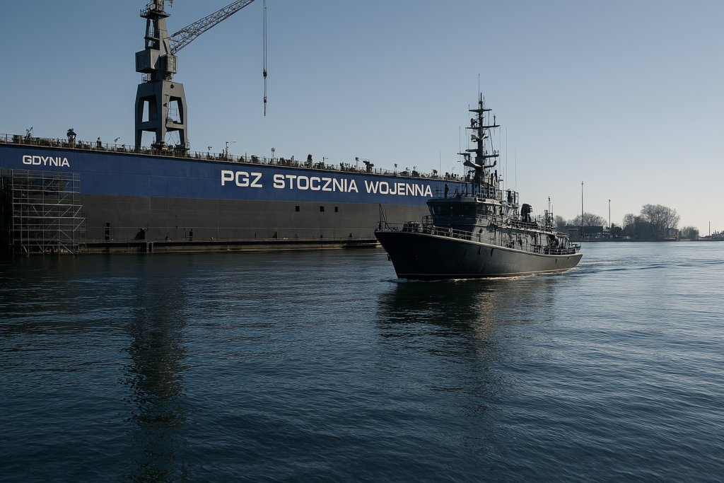 Nowe serce ORP Mamry – zakończenie modernizacji i powrót do służby / Portal Stoczniowy