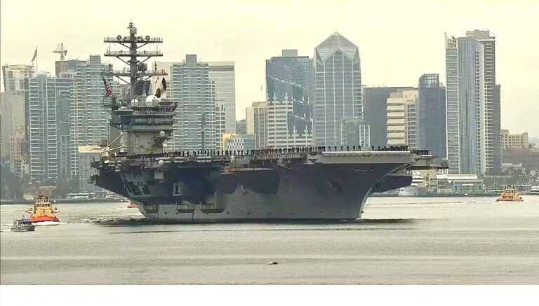 Historyczna misja lotniskowca USS Nimitz – ostatnie zadanie przed zasłużoną emeryturą / Portal Stoczniowy