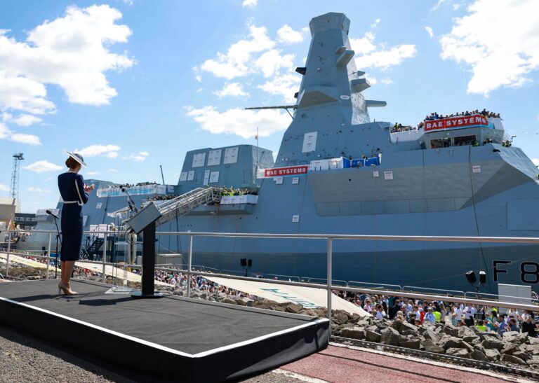 Księżna Walii nadała imię pierwszej fregacie HMS Glasgow / Portal Stoczniowy