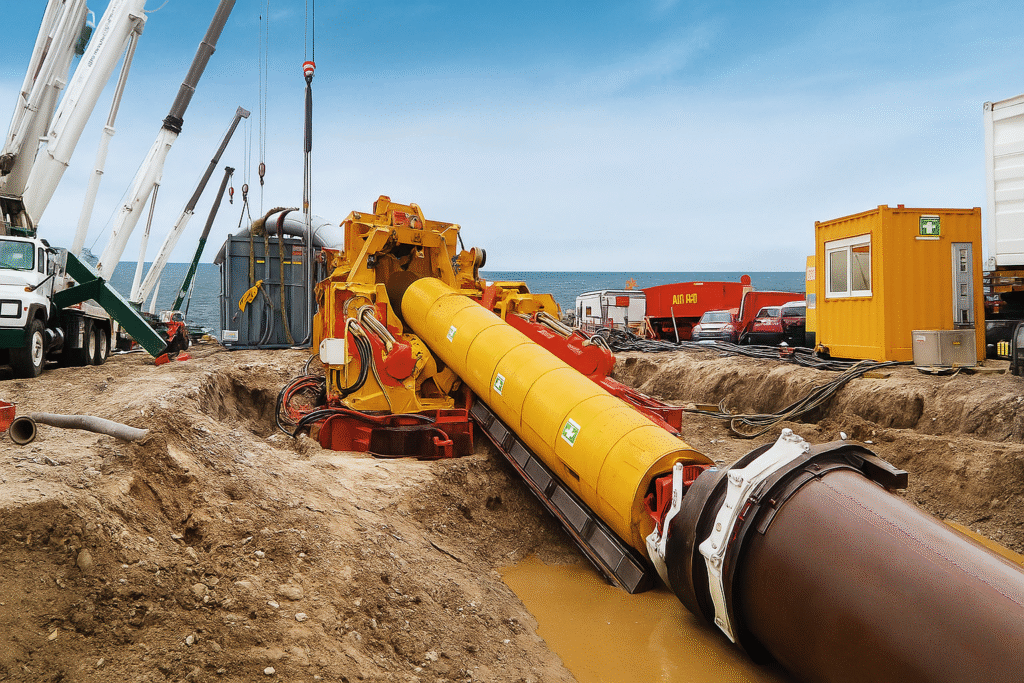 FSRU: rekordowy przewiert pod Wisłą na trasie gazociągu Gardeja–Kolnik / Portal Stoczniowy