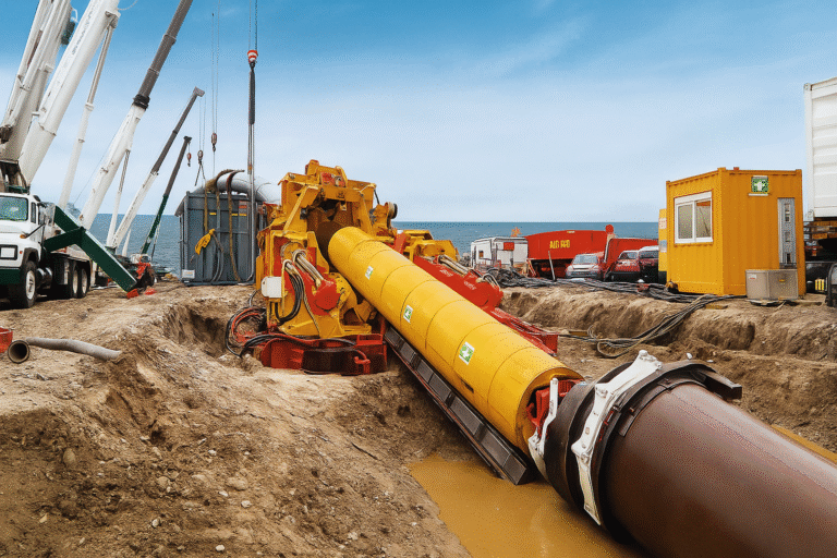 FSRU: rekordowy przewiert pod Wisłą na trasie gazociągu Gardeja–Kolnik / Portal Stoczniowy