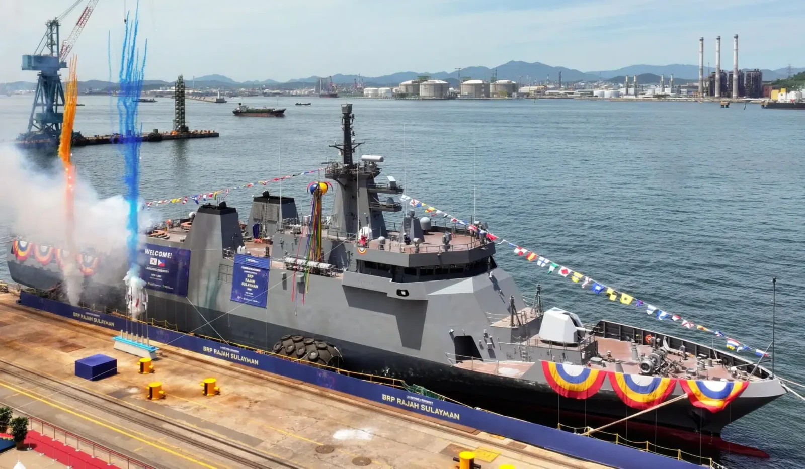 BRP Rajah Sulayman – nowy OPV filipińskiej floty zwodowany / Portal Stoczniowy