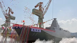 Japonia finalizuje serię Mogami. Zwodowano jedenastą fregatę / Portal Stoczniowy