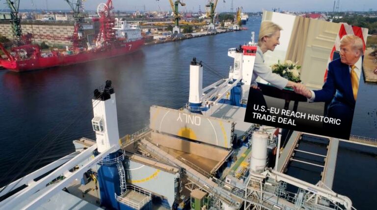 Cła na UE. Trump i jego kompromis w handlu morskim / Portal Stoczniowy