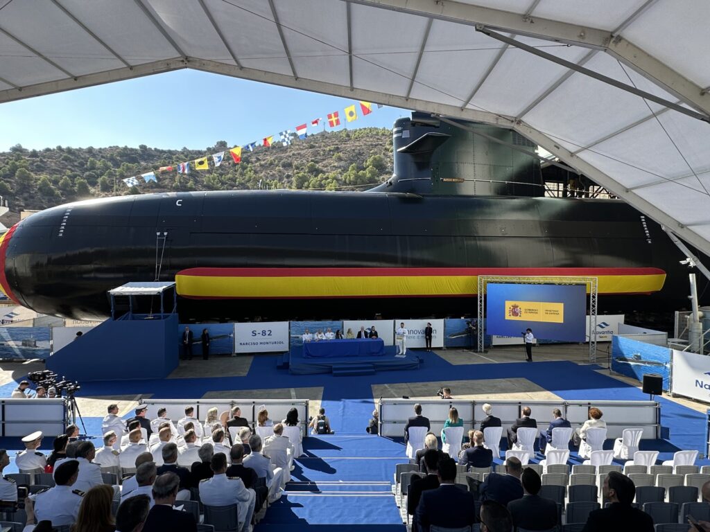 Chrzest drugiego okrętu podwodnego typu S-80 Narciso Monturiol w Cartagenie / Portal Stoczniowy