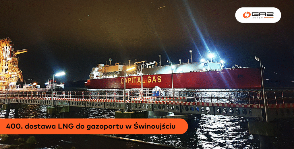 400. dostawa LNG do Świnoujścia – kolejny dowód rosnącej suwerenności energetycznej Polski / Portal Stoczniowy