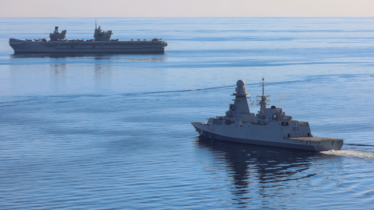 Ćwiczenia NATO „Falcon Strike” zespołu okrętów HMS Prince of Wales