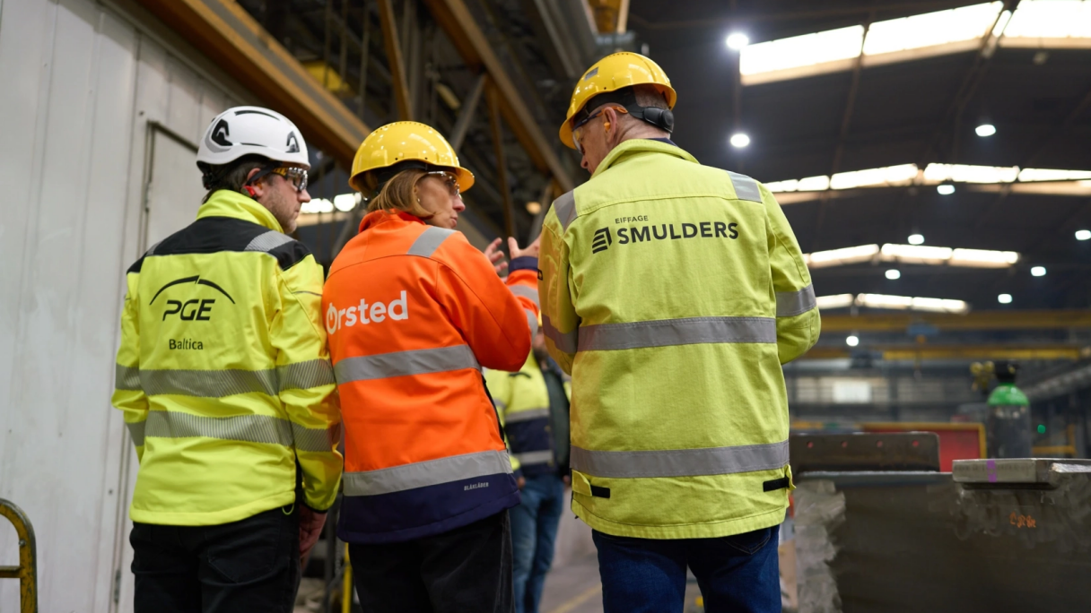 Produkcja konstrukcji stalowych dla Baltica 2 nabiera tempa