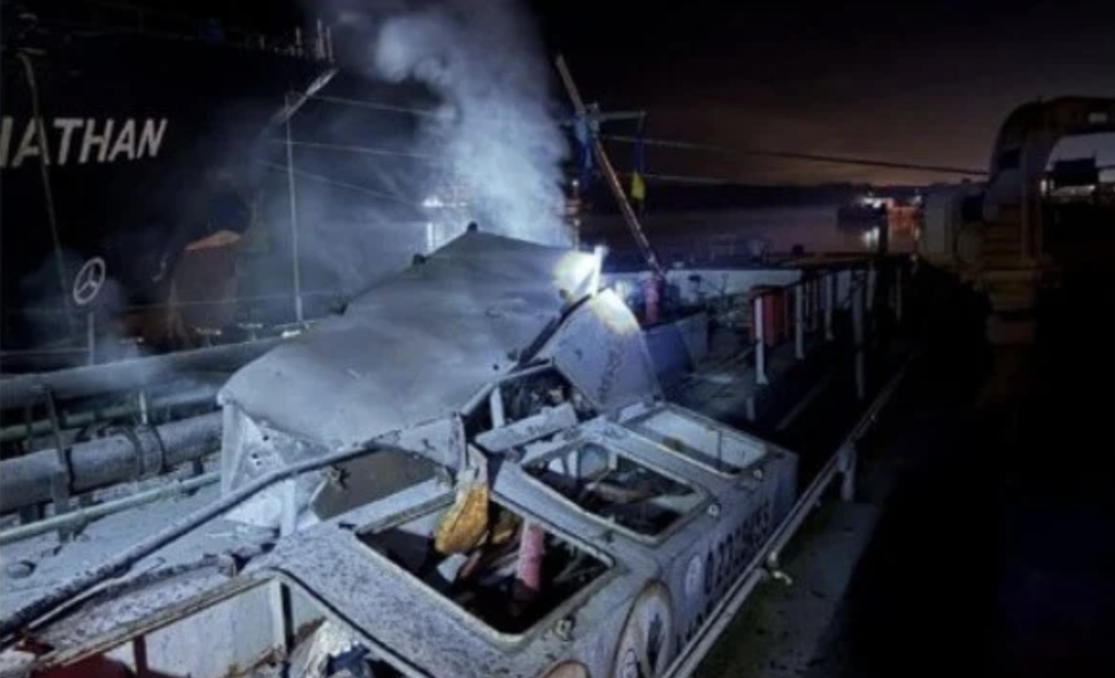 Kolejne rosyjskie ataki na infrastrukturę portową w Odessie i Izmaił / Portal Stoczniowy