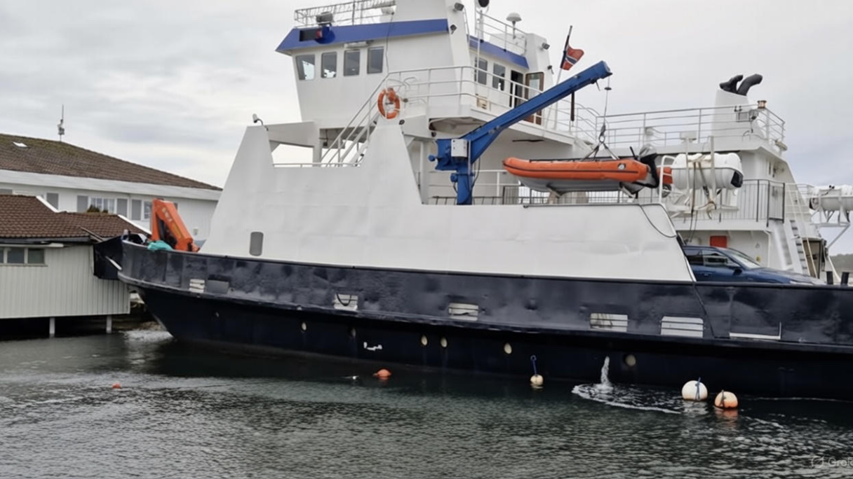 Norwegia: kolizja promu Ternen na wyspie Herføl