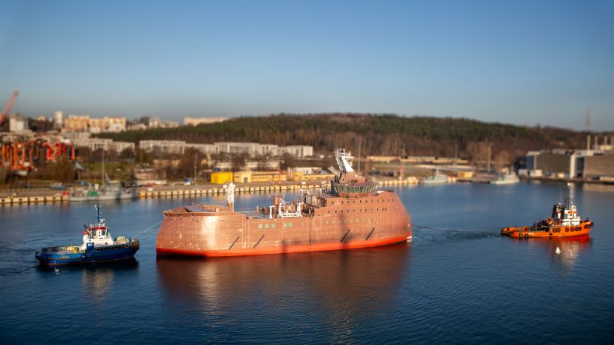 Stocznia CRIST zakończyła budowę kadłuba dla norweskiej stoczni