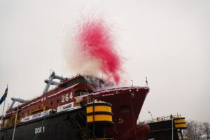 Wodowanie ORP Henryk Zygalski. Najprostszy etap programu „Delfin” za nami / Portal Stoczniowy