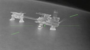 Ukraińskie uderzenia na platformy wiertnicze na Morzu Kaspijskim / Portal Stoczniowy