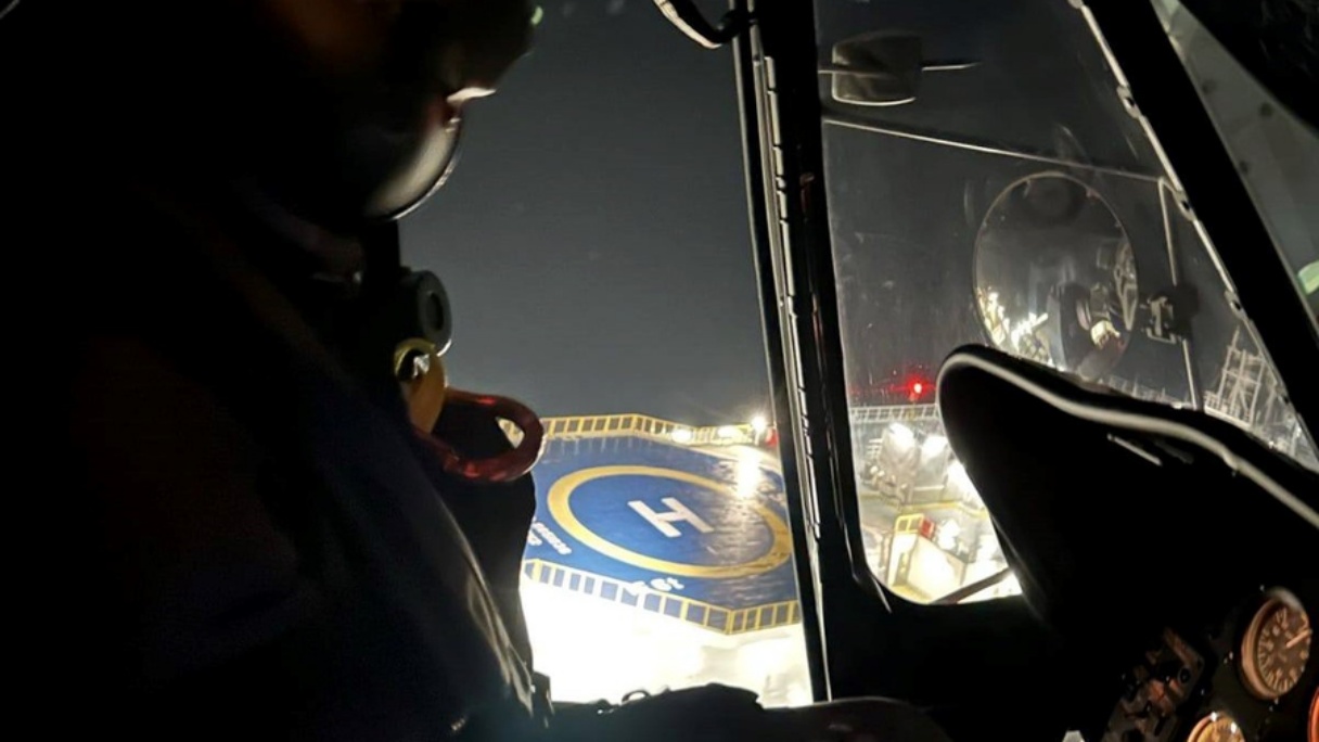 Ewakuacja medyczna z promu Aura Seaways na Bałtyku