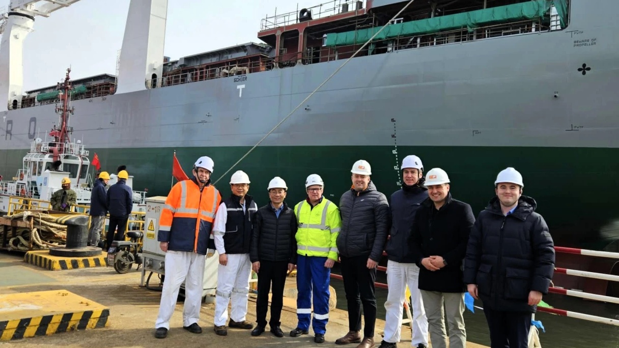 KOPERNIK już na wodzie. Wodowanie w chińskiej stoczni