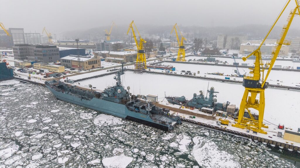 ORP Poznań w PGZ Stoczni Wojennej / Portal Stoczniowy