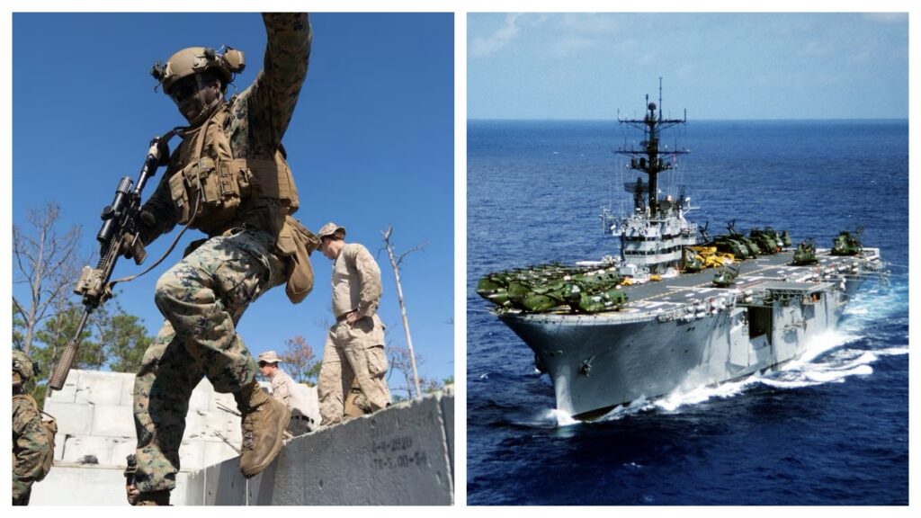 Człowiek za burtą na USS Iwo Jima. Marines uznany za zmarłego / Portal Stoczniowy