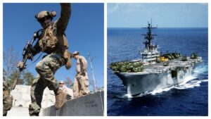 Człowiek za burtą na USS Iwo Jima. Marines uznany za zmarłego / Portal Stoczniowy