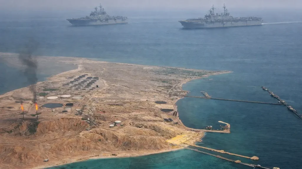 Przerzut sił marines w rejon Zatoki Perskiej. Czy celem może być wyspa Kharg ? / Portal Stoczniowy