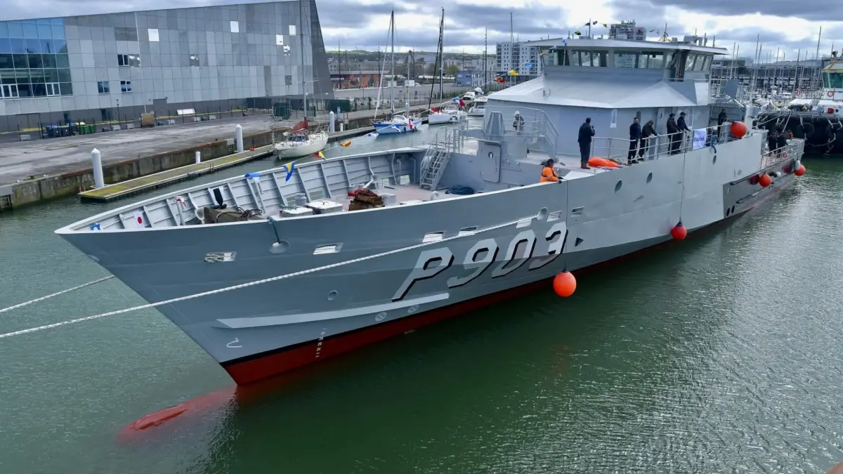 Francuska stocznia zwodowała trzeci patrolowiec "Vega" / Portal Stoczniowy